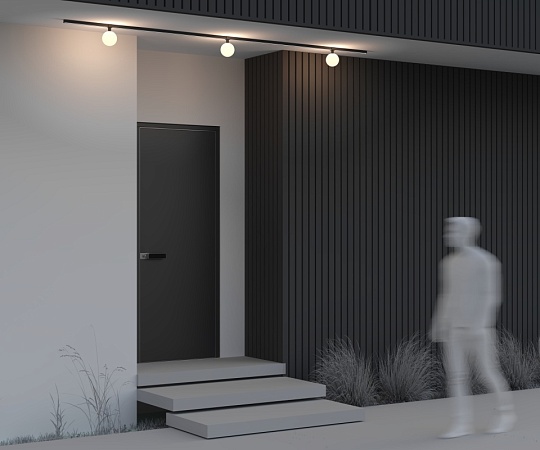 Уличный трековый светильник Outdoor O-TR01-1-S-9WB3K - фото