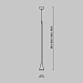 Подвесной светильник Technical Arrow P064PL-01G-1 - фото