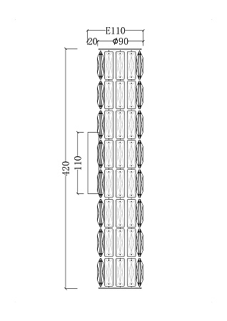 Настенный светильник (бра) Maytoni Talento DIA008WL-02CH - фото
