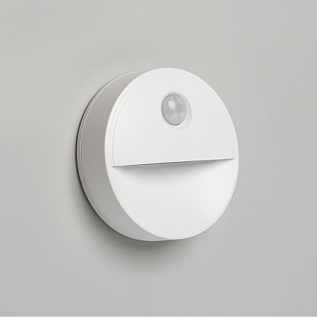 Светильник с датчиком движения и освещенности Feron FN1221 0,5W, белый - фото