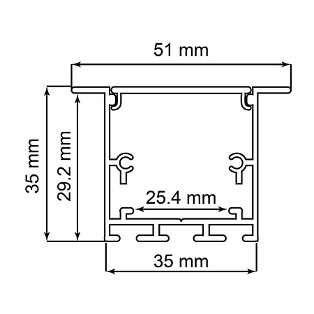 Соединитель для профилей "Линии света"  CAB255, CAB256, CAB257, LD142 - фото