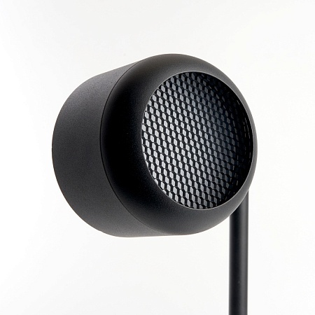 Светильник под лампу настольный Feron DE365 ECHO 12W, 230V, GX53, черный, с  антибликовой сеточкой - фото