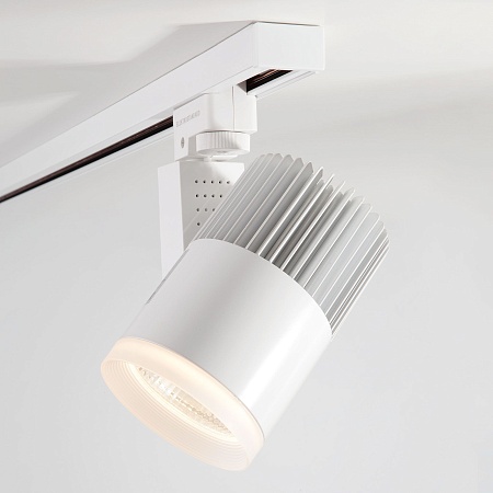Трековый светодиодный светильник для однофазного шинопровода Accord 30W белый 4200K (1 шт.) LTB20 Elektrostandard - фото