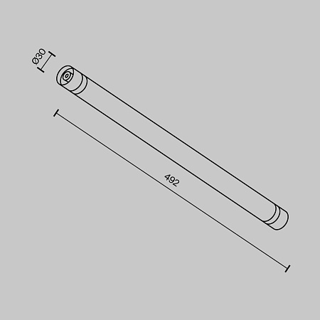 Светильник Technical C148CL-L500-7W3K-B - фото