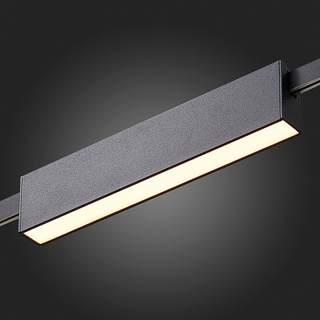 Магнитный трековый светильник FARM Черный LED 1*12W 3000K 576Lm Ra90 120 IP20 L232xW24x ST817.406.12 - фото