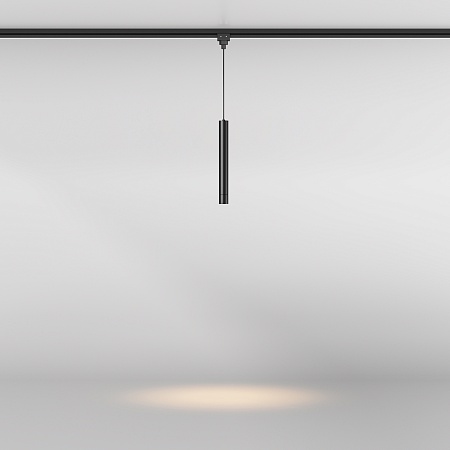 Уличный трековый подвесной светильник Focus led Elasity IP 3000К 8Вт 38° черный - фото