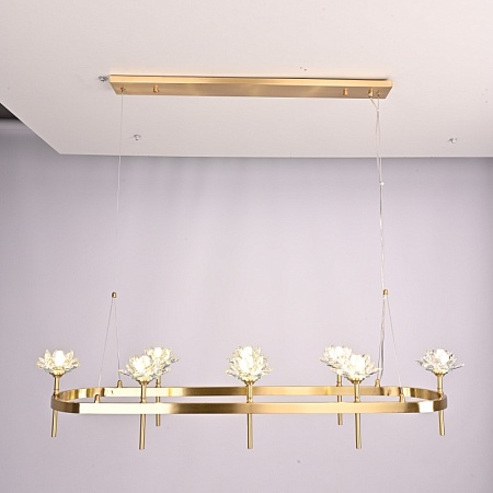 Подвесная Люстра Lotos Long 8 Imperiumloft 140839-26 - фото