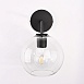 Бра Rh Utilitaire Globe Shade Single Sconce Black Imperiumloft 123275-22 - фото