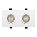 DK3022-WH Встраиваемый светильник, IP 20, 10 Вт, GU5.3, LED, белый, пластик - фото