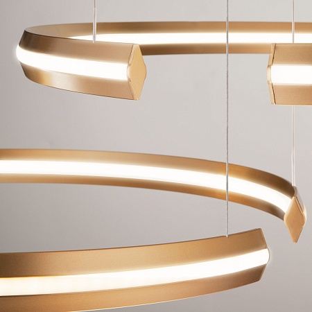 Подвесной светильник Eurosvet 90180/3 золото - фото