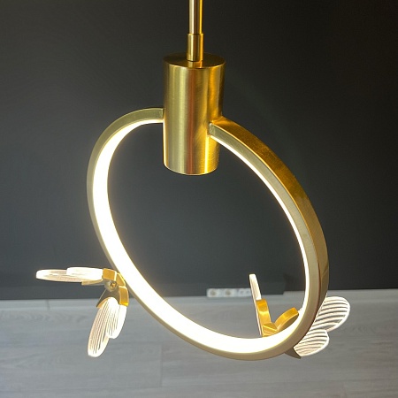 Подвесной Светильник Babetta Ring 1 L280 Brass 4000К Imperiumloft 186736-23 - фото