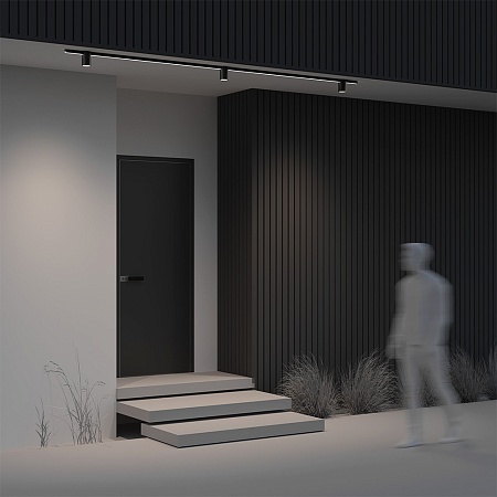 Уличный трековый светильник Outdoor O-TR01-2-S-16WB3K - фото