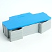 LD563-1-25 Торцевая заглушка для ЗНИ LD555 2,5 мм²  (JXB ST 2,5), синий - фото