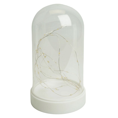 Световая фигура "Колба с Нитью Роса" 50LED 2700K, батарейки 3*АА, 23см, LT135 - фото