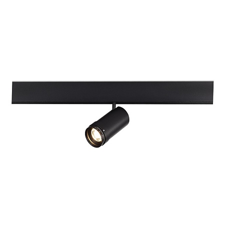 Магнитный трековый светильник ZOOM Черный LED 1*12W 3000K Lm Ra90 10-55° IP20 D50xH160 ST357.436.12 - фото