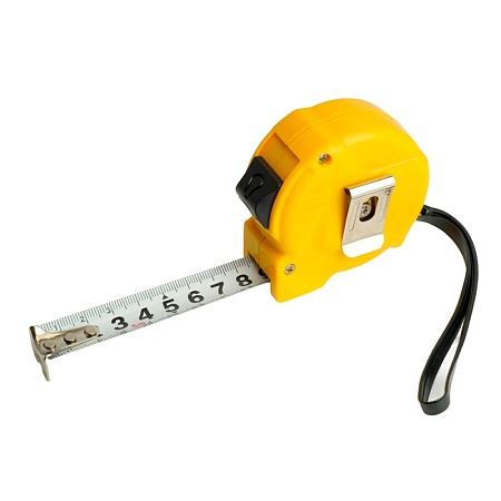 Рулетка, 5 м х 19 мм, II класс точности, пластик MTS-25-А - фото