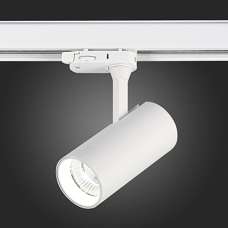 Св-к трек. Белый LED 1*10W 3000K 800Lm Ra>90 38° IP20 L130xW60xH195 165-265V ST661.536.10 - фото
