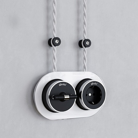 Изоляторы 100 шт (черный матовый) Vintage W6433408 - фото