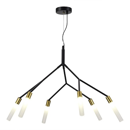 Светильник подвесной Черный, латунь/Белый G9 6*5W SLE1129-403-06 - фото