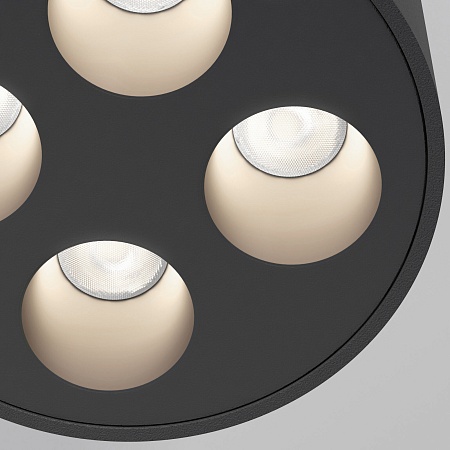 Светильник потолочный светодиодный Points 7W 4000K черный 25111/LED Elektrostandard - фото