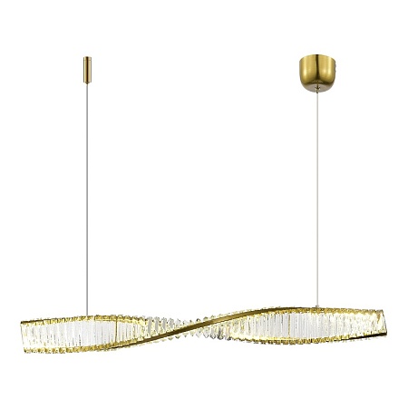 Светильник подвесной ST-Luce Латунь/Прозрачный LED 1*25W 4000K SL6205.323.01 - фото