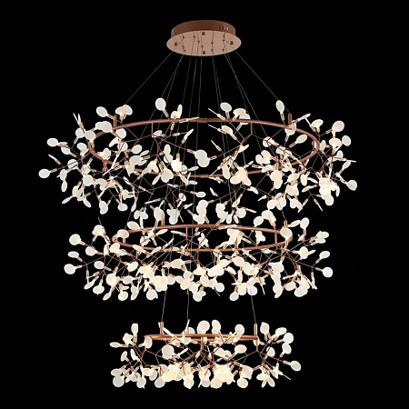 Люстра подвесная ST-Luce Медный/Белый LED 486*0,5W 3500K (из 3-х коробок) SL379.203.486 - фото