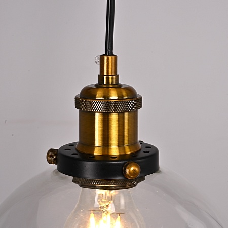 Подвесной Светильник Loft Clear Glass Sphere Cloche Imperiumloft 191634-22 - фото