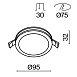 Встраиваемый светильник Technical DL303-L12B - фото