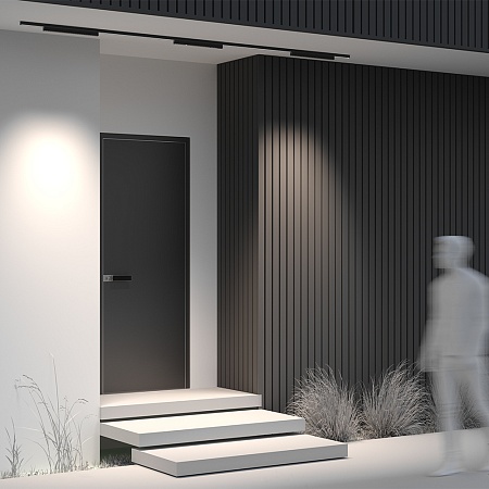 Уличный трековый светильник Outdoor O-TR02-2-S-24WB4K - фото