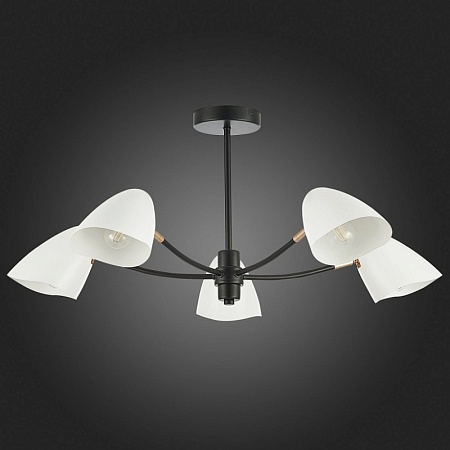 Светильник потолочный Черный, Золотой/Белый E14 5*40W SLE103602-05 - фото