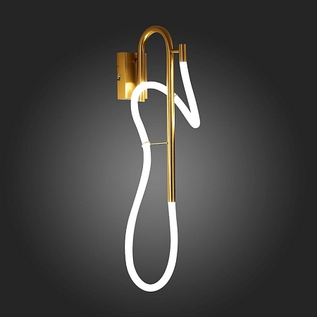 Светильник настенный ST-Luce Латунь/Белый LED 1*16W 4000K SL6102.301.16 - фото