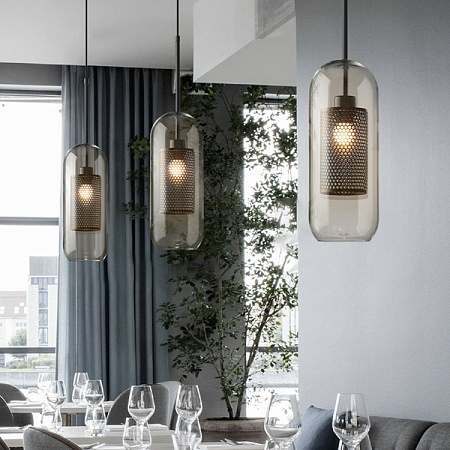 Подвесной Светильник Catch Amber Pear S D25 Imperiumloft 109582-26 - фото