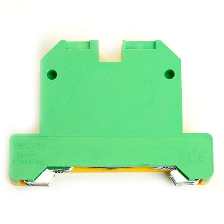 LD551-4-100 ЗНИ Зажим наборный изолированный (винтовой) 10,0 мм2 (JXB 10), желтый,зеленый - фото