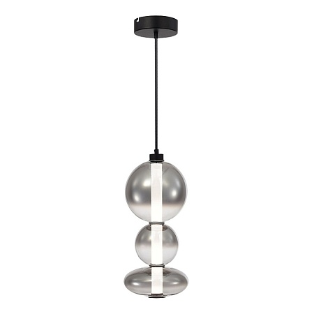 Светильник подвесной ST-Luce Черный/Дымчато-Серый LED 1*24W 3000K SL6119.403.24 - фото