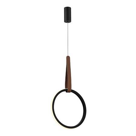 Светильник подвесной ST-Luce Черный/Черный, Терракотовый LED 1*12W 4000K SL6131.403.12 - фото