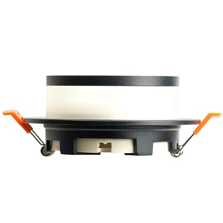 Светильник встраиваемый Feron DL500 потолочный GX53 черный круг - фото