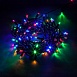 CL43 Гирлянда линейная,  200 LED мультиколор, статичная, 20 м +1.5м, черный шнур - фото