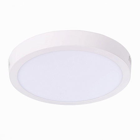 Светильник настенно-потолочный Белый LED 1*18W 3000K 1 225Lm Ra80 120° IP20 D210xH28 90 ST112.532.18 - фото