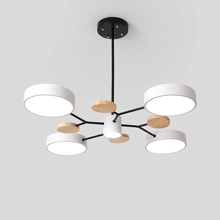 Люстра На Штанге Meade 5 Lamps White Imperiumloft 207858-26 - фото