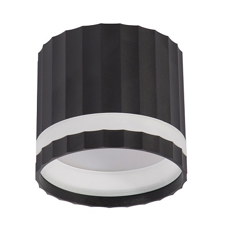 Светильник потолочный Feron HL369  Barrel OLYMPUS 12W, 230V, GX53, черный - фото