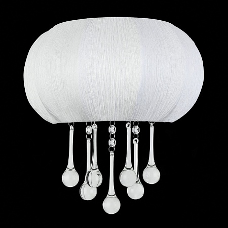 Бра ST-Luce Хром/Белый, Прозрачный E14 2*40W SL350.051.02 - фото