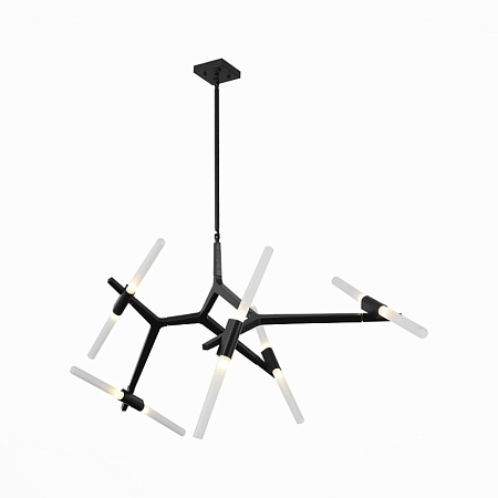 Люстра потолочная ST-Luce Черный/Белый G9 10*5W SL947.402.10 - фото