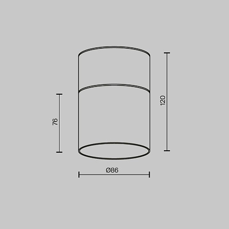 Потолочный светильник Technical C094CL-GX53-W - фото