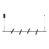 Светильник подвесной ST-Luce Черный/Черный, Золотистый LED 4*3W 3000K SL6210.403.04