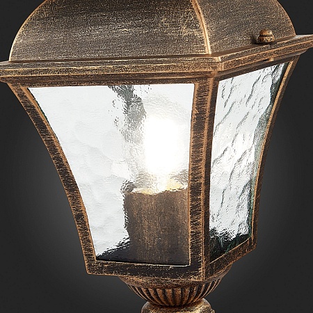 Светильник уличный наземный ST-Luce Бронза/Бронза, Прозрачный E27 1*60W SL082.205.01 - фото