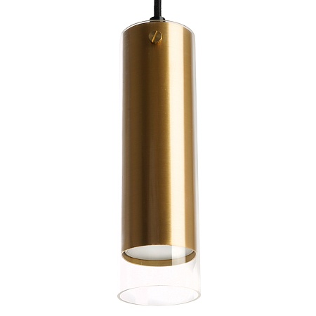Светильник потолочный Feron ML1898 Barrel LUMINA levitation на подвесе MR16 35W 230V, золото, черный, 55*200 - фото