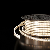 Светодиодная лента 220 В 18 Вт/м 180 Led/м 2835 IP65, дневной белый 4200К, 50 м Лента светодиодная 220V 18W 180Led 2835 двухрядная IP65 дневной белый, 50 м Elektrostandard