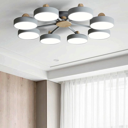 Потолочная Люстра Move 8 Gray Imperiumloft 178257-26 - фото