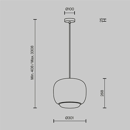 Подвесной светильник Maytoni MOD466PL-L12W3K - фото