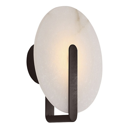Светильник настенный ST-Luce черный/алебастр LED 1*5W 3000K SL1195.401.01 - фото
